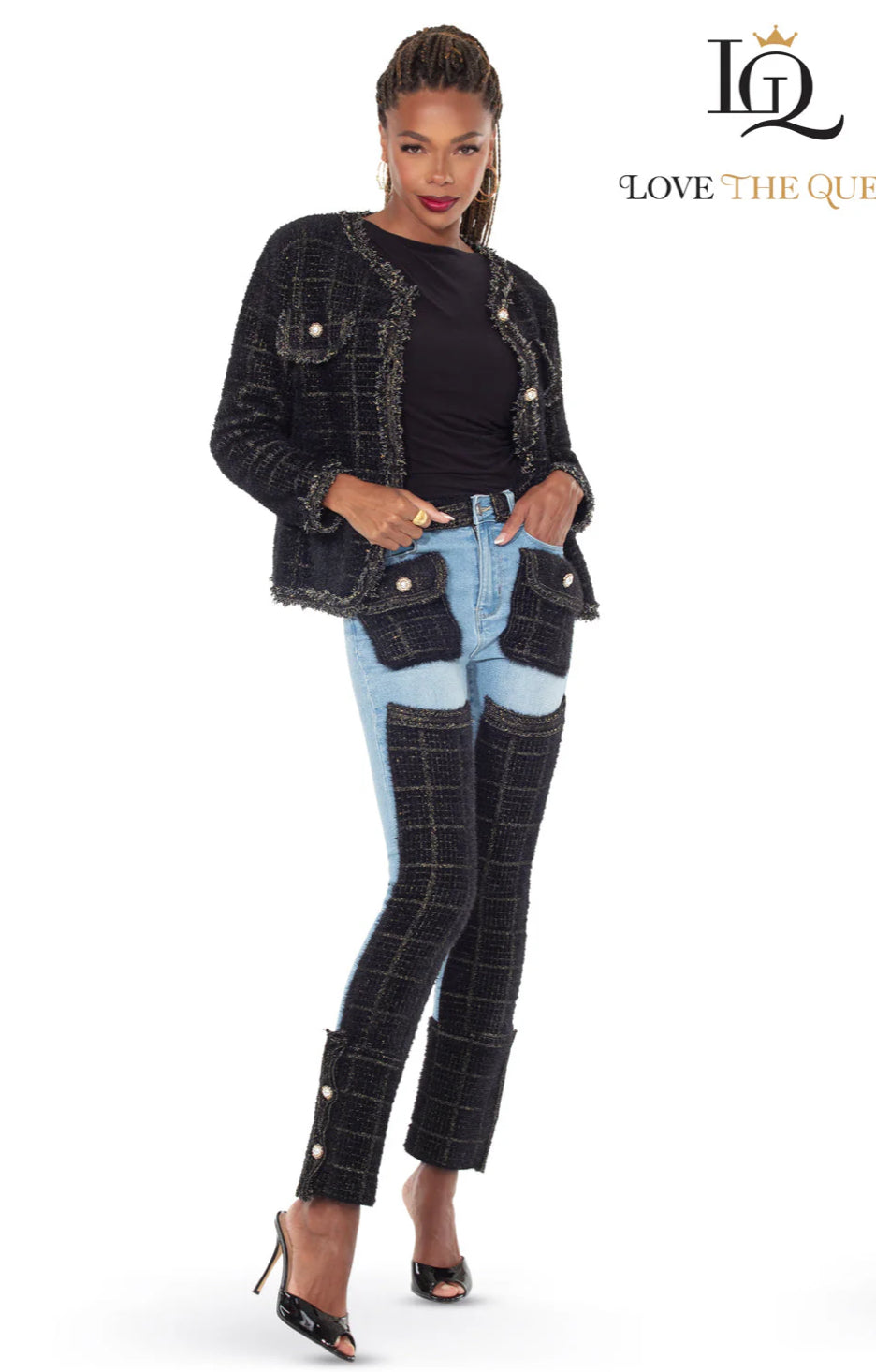 JACKET-LOVE THE QUEEN. STYLE 17630-J
