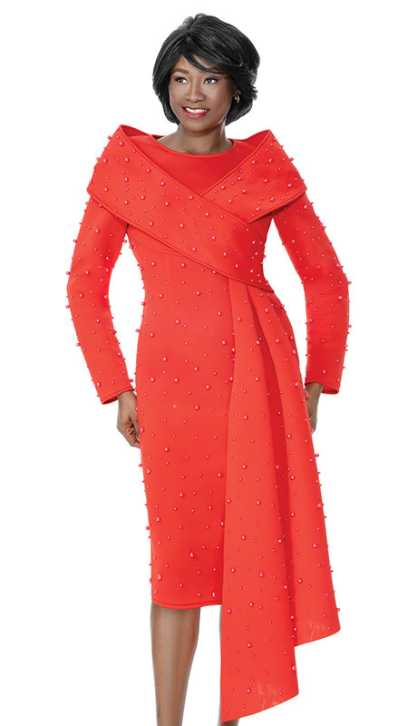 Terramina 7111 -RED Church Dress