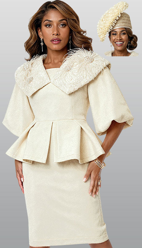 Donna Vinci 12245 Ladies Church Suit