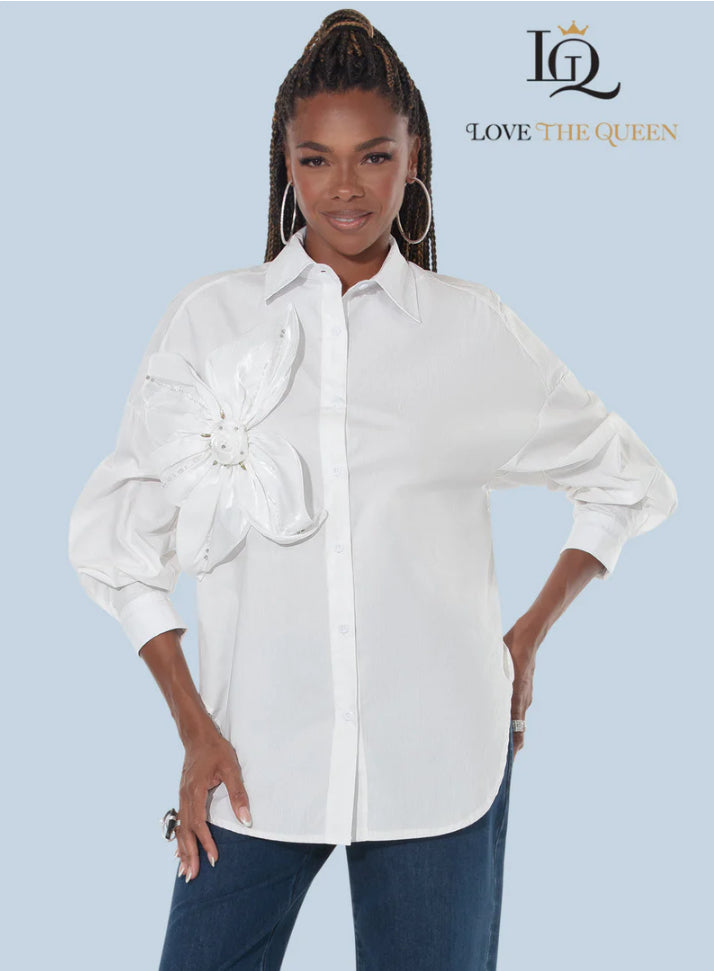 TUNIC - LOVE THE QUEEN. STYLE 17629