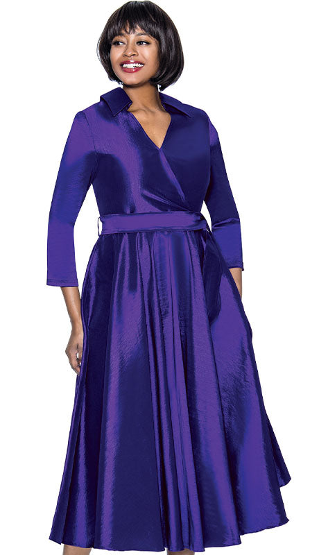Terramina 7869-PUR Church Dress