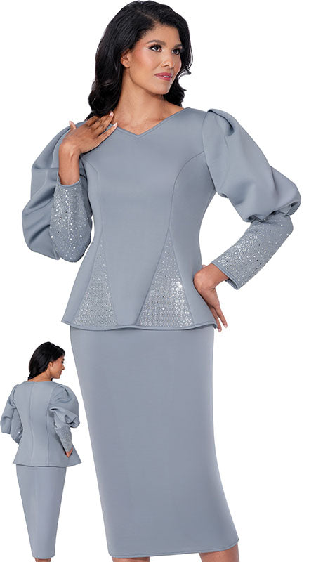 Stellar Looks SL600782- SLV-IH Womens Church Suit