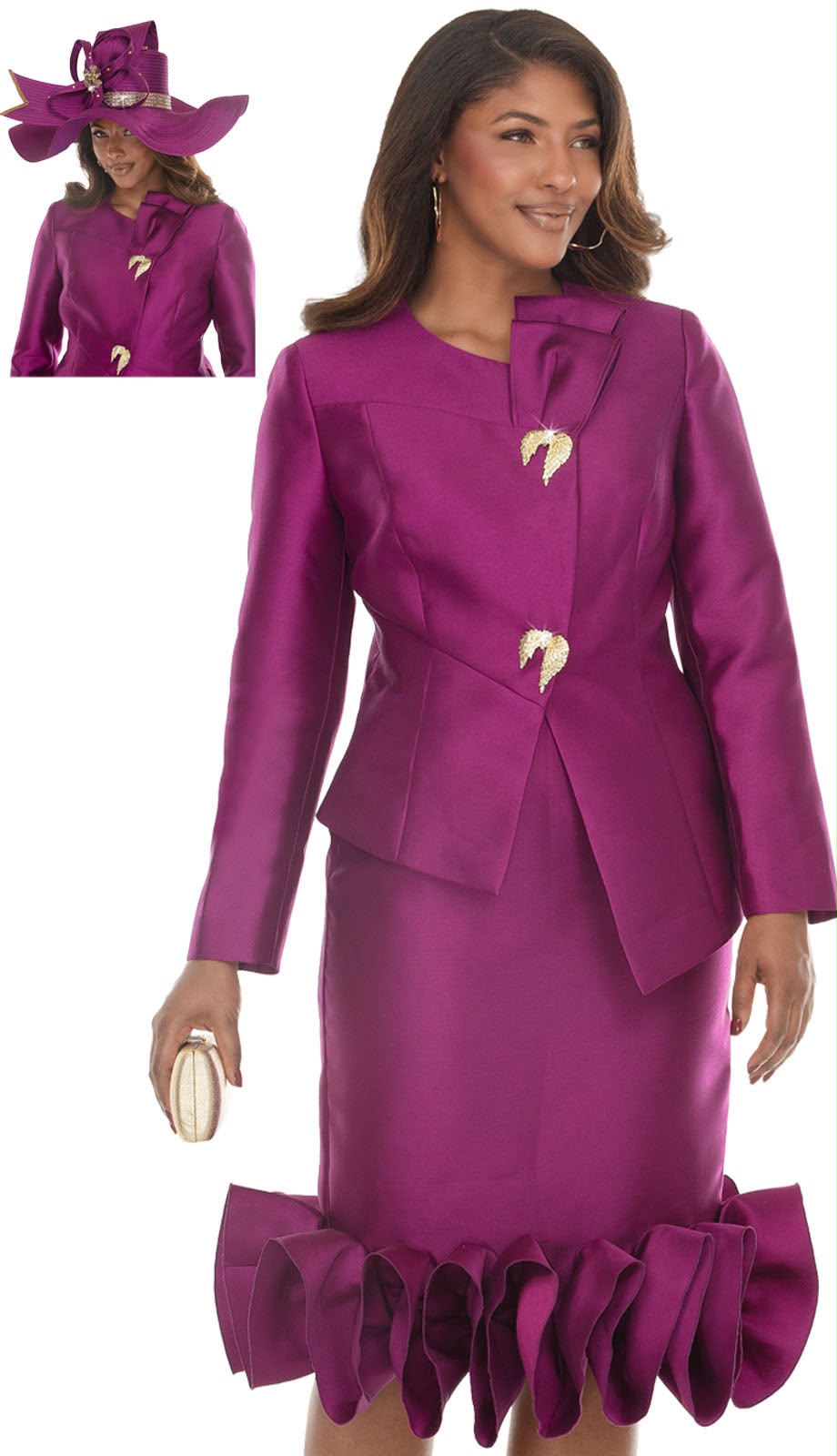 Donna 12292-MAG Ladies Church Suit
