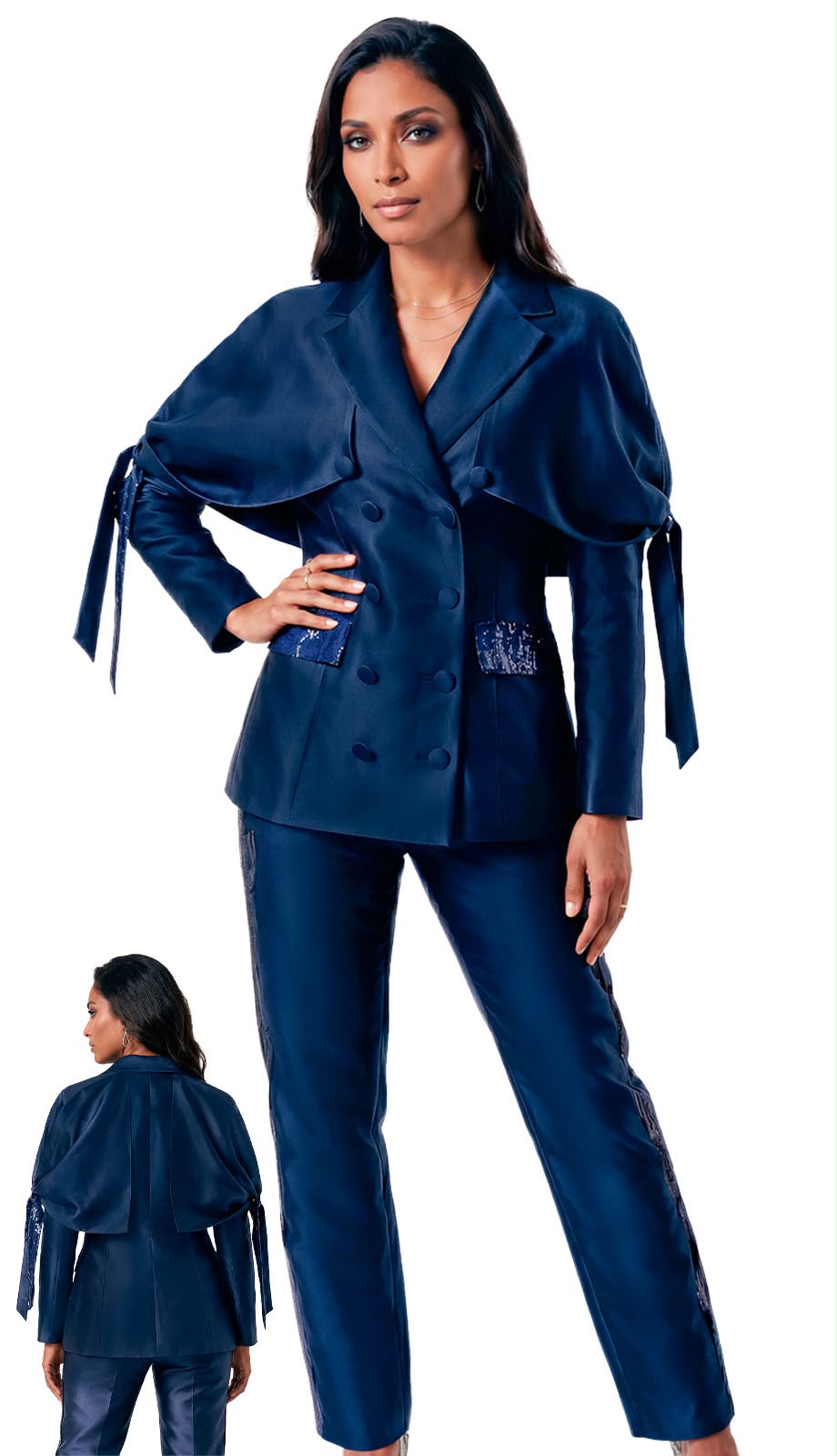 Donna Vinci 1297 Ladies Church Pant Suit