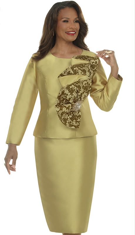 Lisa Rene 3398-MUS Ladies Church Suit