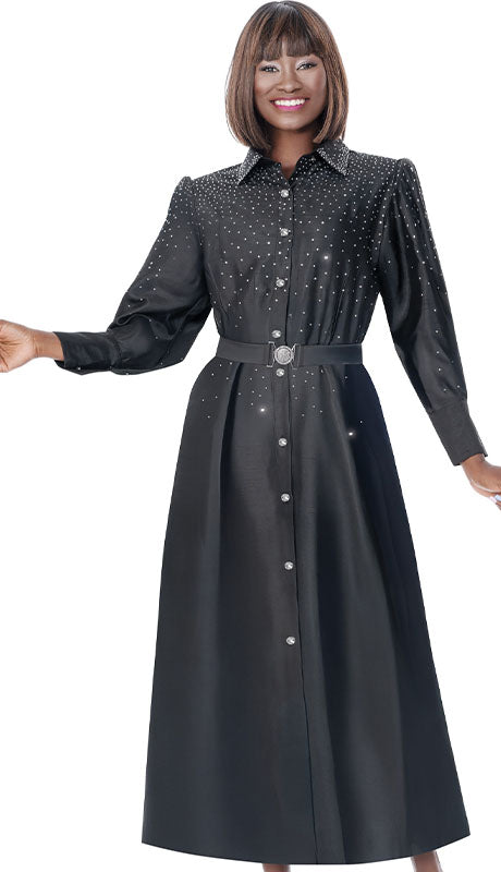 Terramina 7031- BLK Church Dress