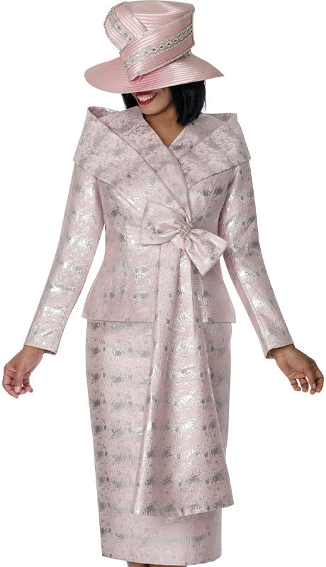 GMI G401722-PNK-IH Ladies Church Suit