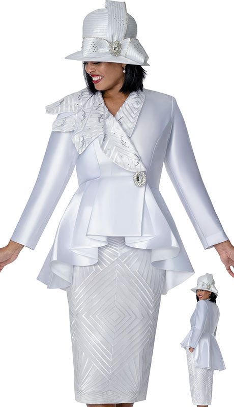 GMI G401702-WHT-IH Ladies Church Suit