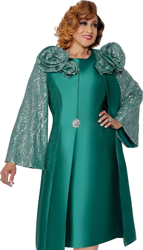 Dorinda Clark Cole 310012-GRN-IH Womens Church Dress