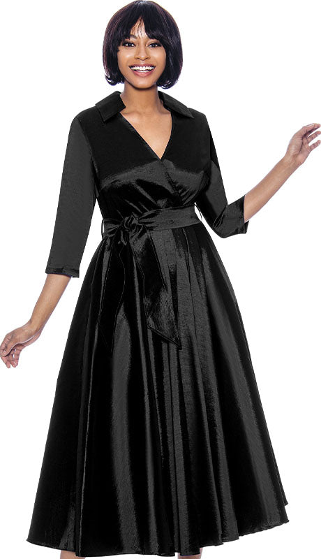 Terramina 7869-BLK Elegant Church Dress