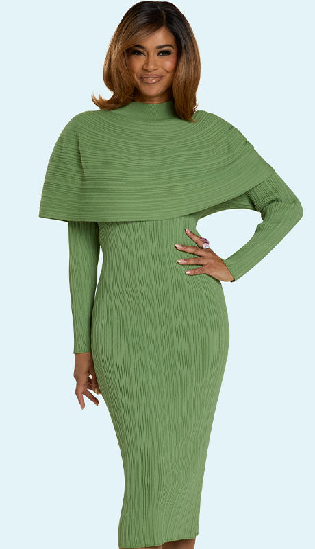 Donna Vinci Knit 13444-SGE Womens Church Dress