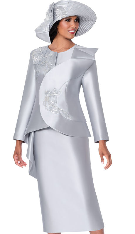 GMI G400572-SLV-IH Ladies Church Suit