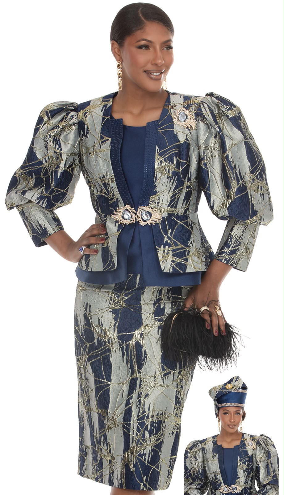 Donna Vinci 12282 Ladies Church Suit