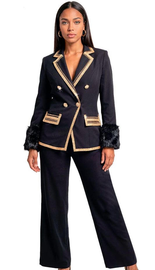 Donna Vinci 12283 Ladies Church Pant Suit