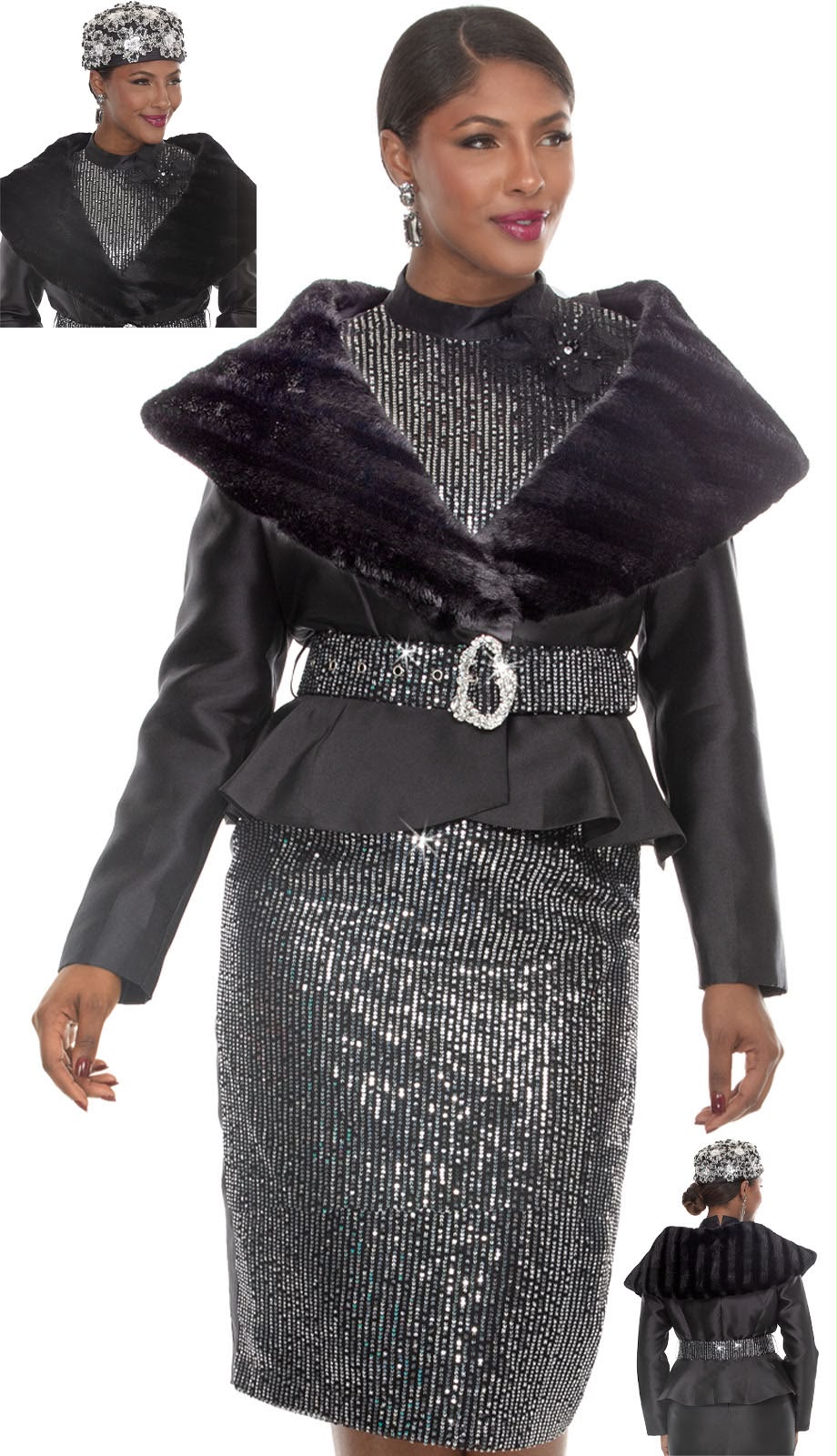 Donna Vinci 12285 Ladies Church Suit
