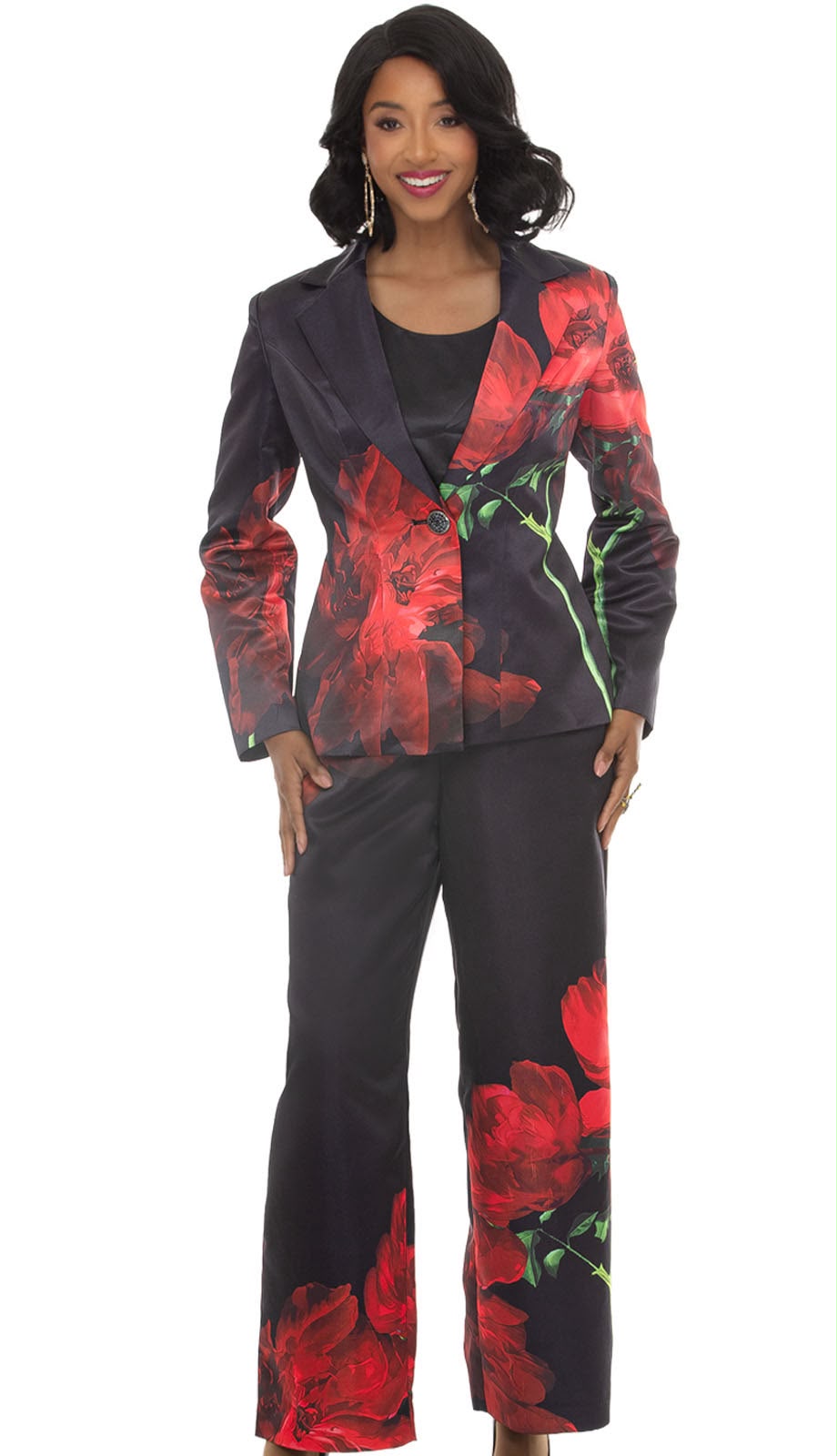 Donna Vinci 12286 Ladies Church Pant Suit