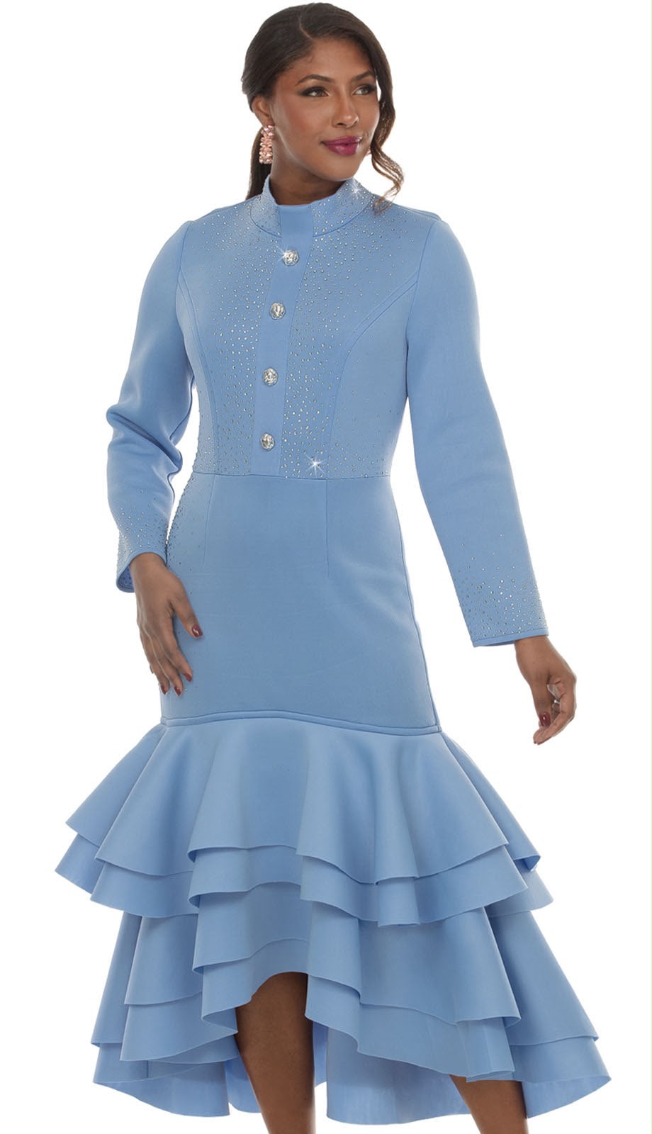 Donna Vinci 12301-ICB Ladies Church Dress