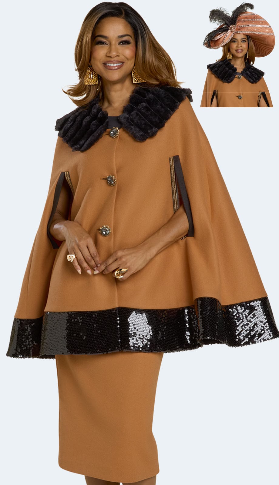 Donna Vinci 12223-IH Ladies Church Suit