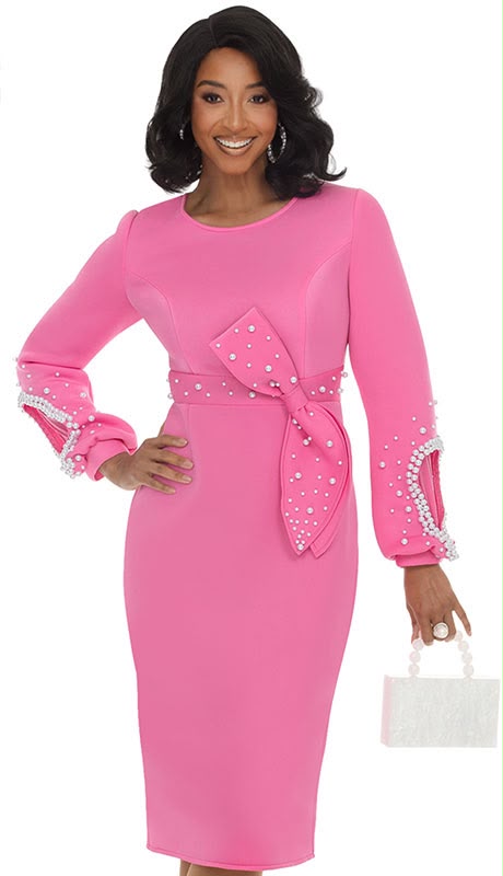 Lisa Rene 3378-PNK Ladies Church Dress