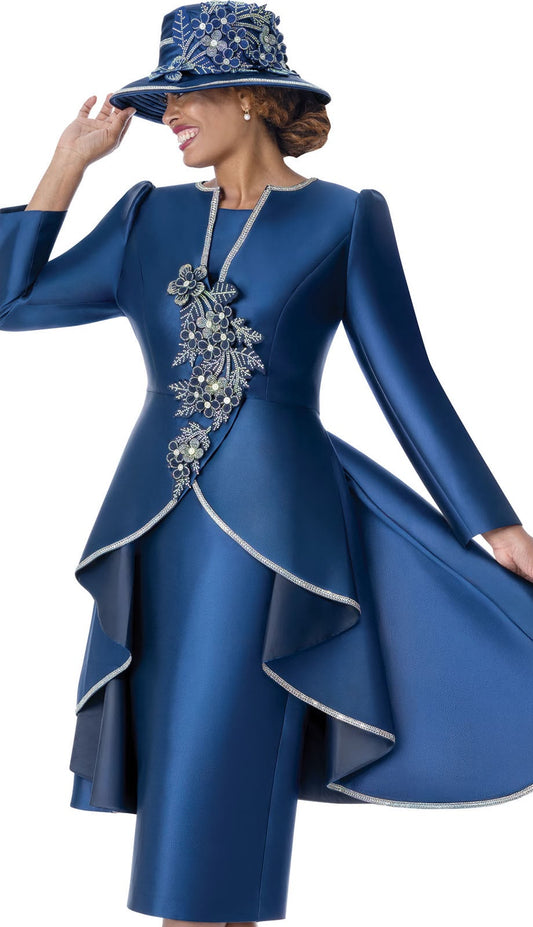 GMI 402033-NVY Ladies Church Suit