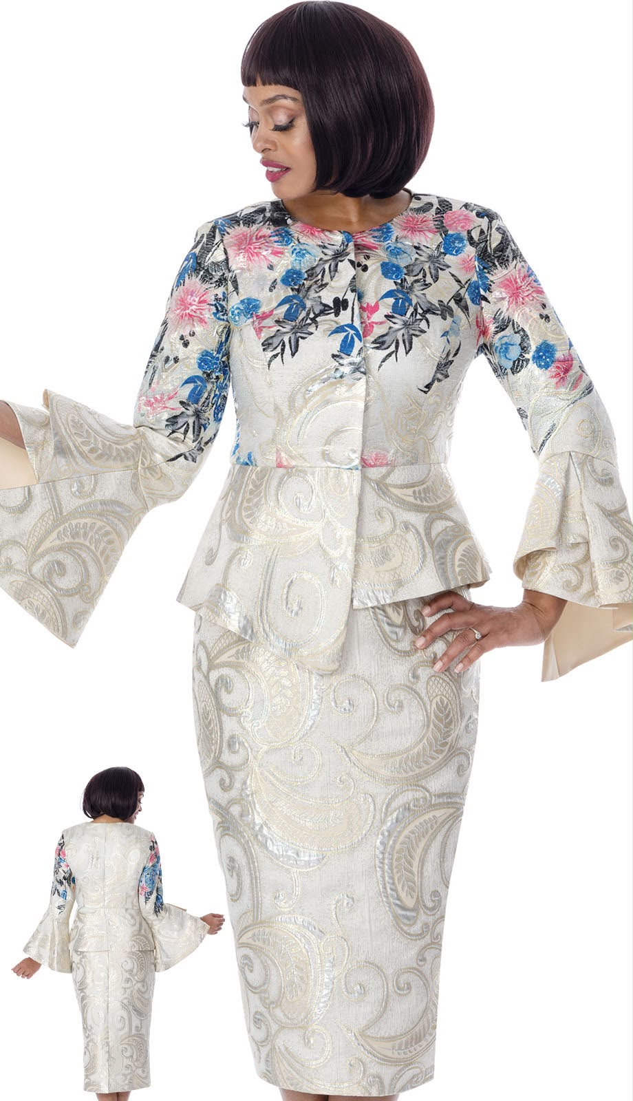 GMI 402052-MUL-IH Ladies Church Suit