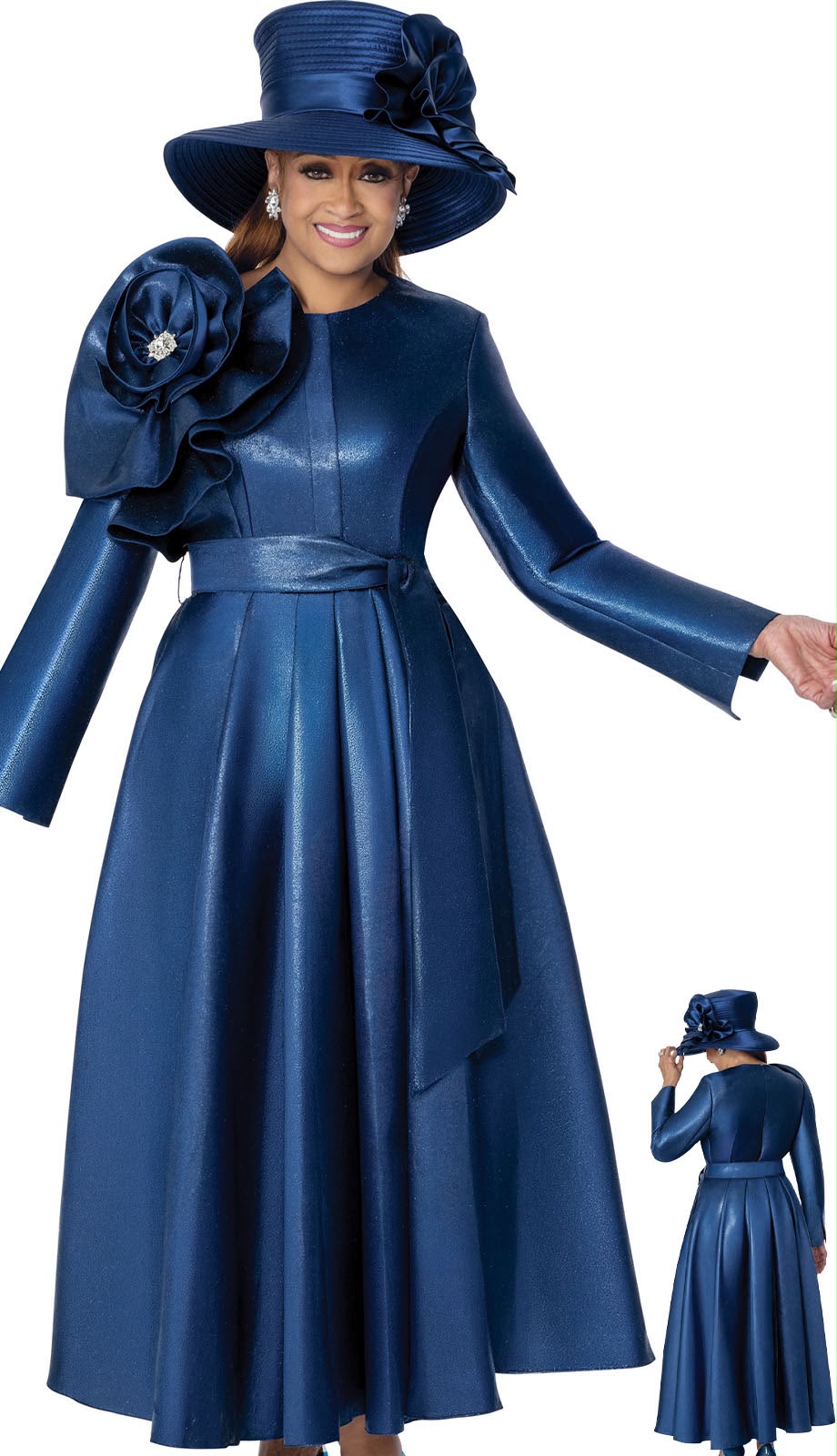 Dorinda Clark Cole 310331 - NVY-IH Church Dress