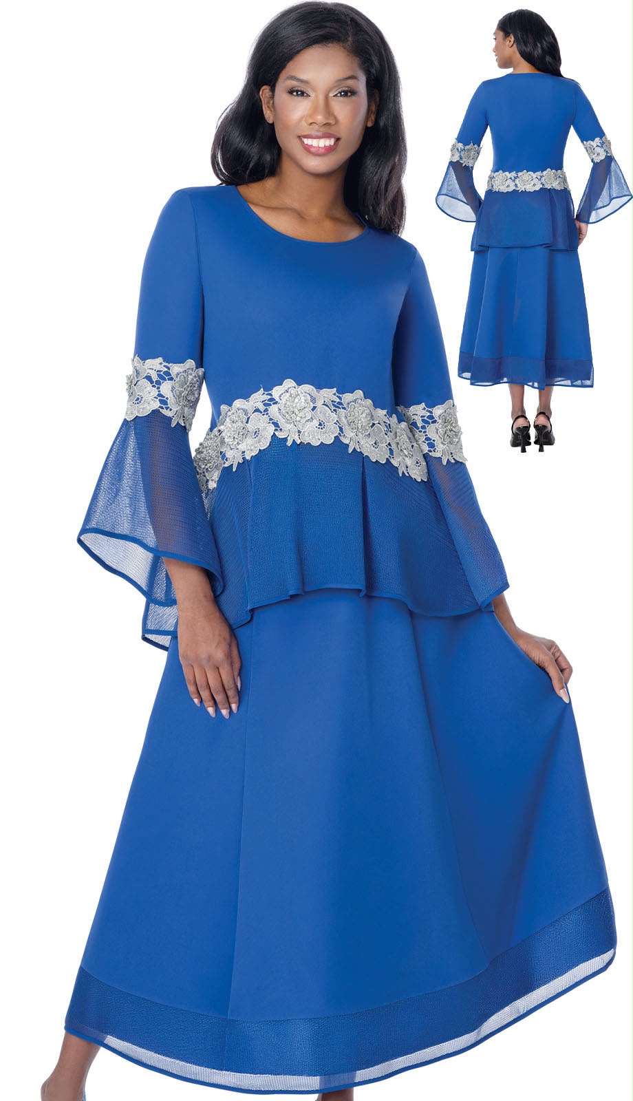 Stellar Looks SL601182-RWS-IH Womens Church Dress