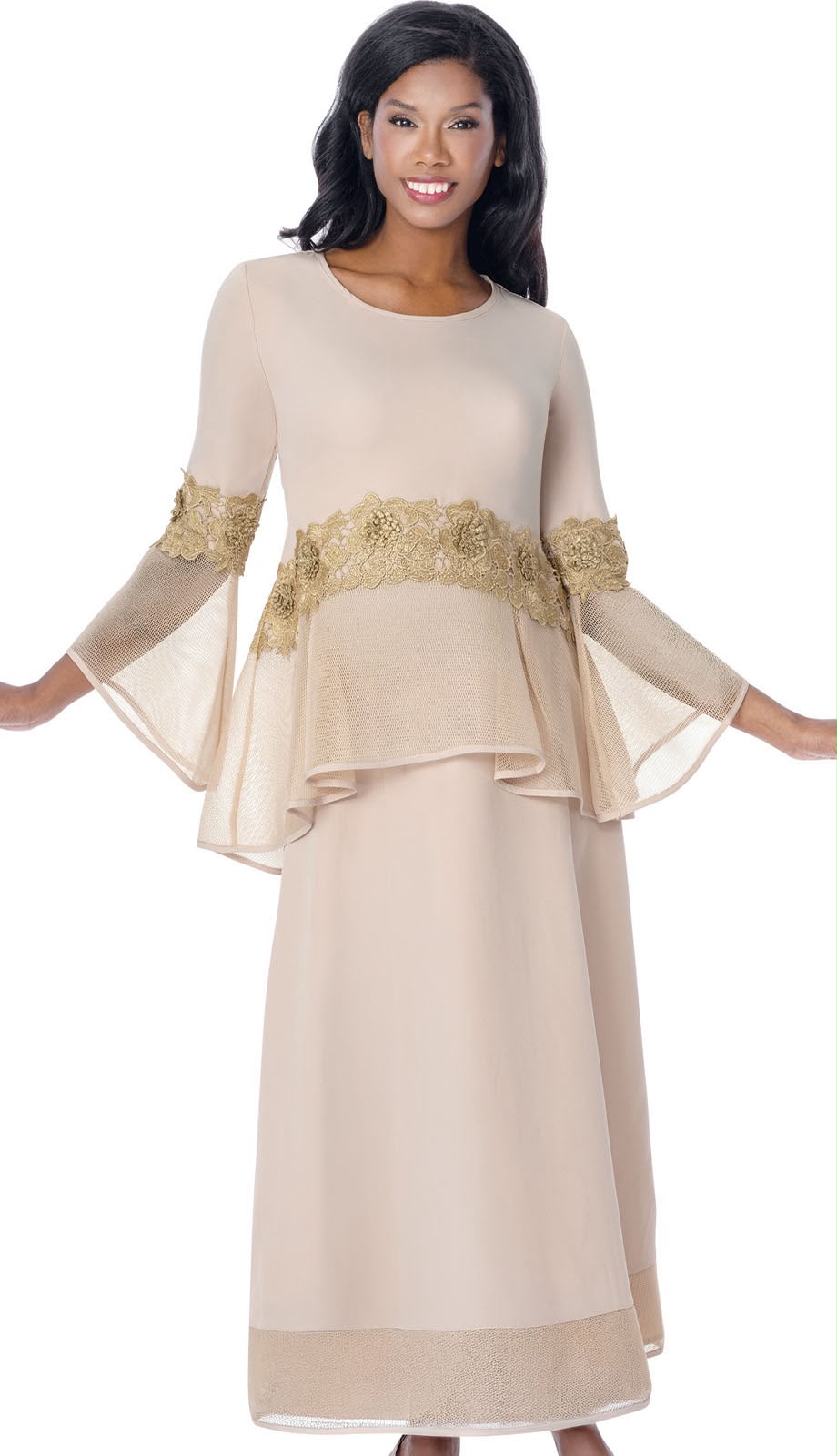 Stellar Looks SL601182-CWG-IH Womens Church Dress