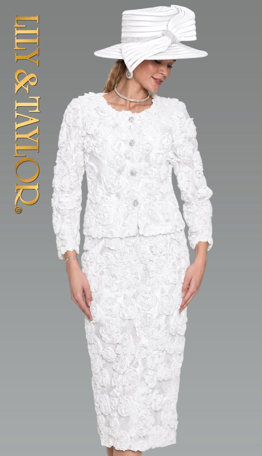 Lily and Taylor 5145-WHT-IH